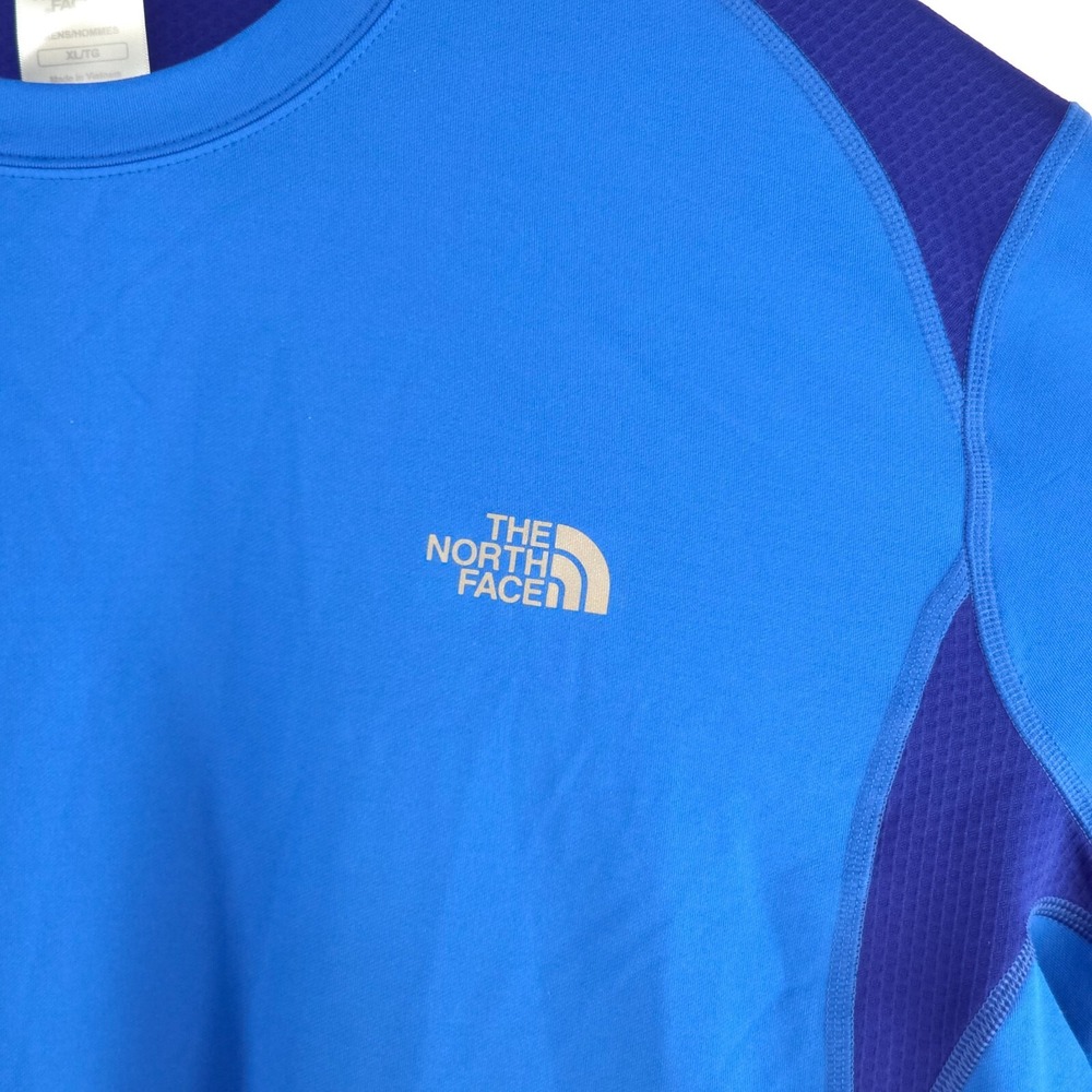 The North Face Shirt Mens XL Crew Neck Gorpcore Vaporwick Logo Activewear Preppy - Picture 5 of 16